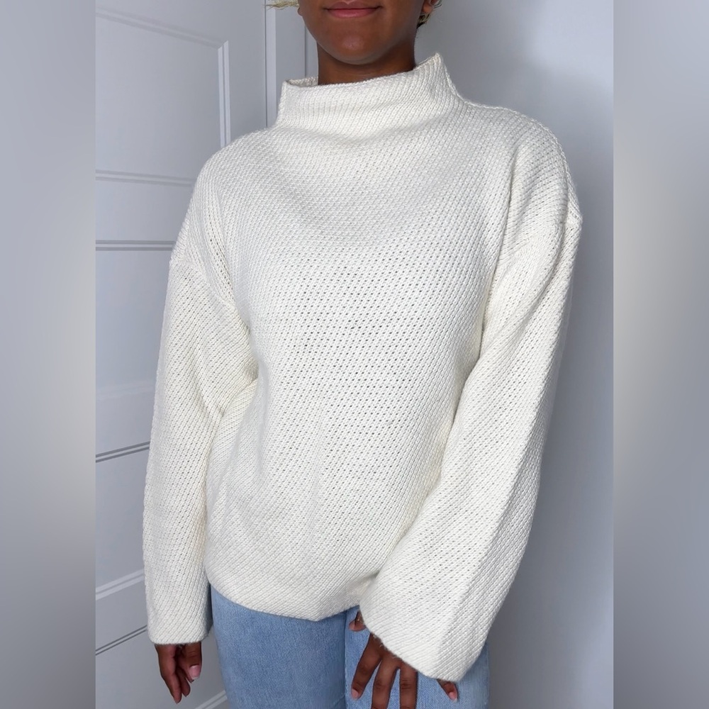 Darling White Knit Sweater